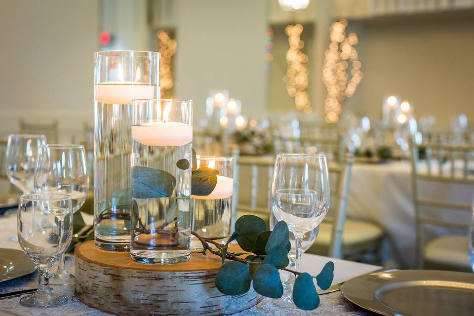 Floating Candle Centrepiece