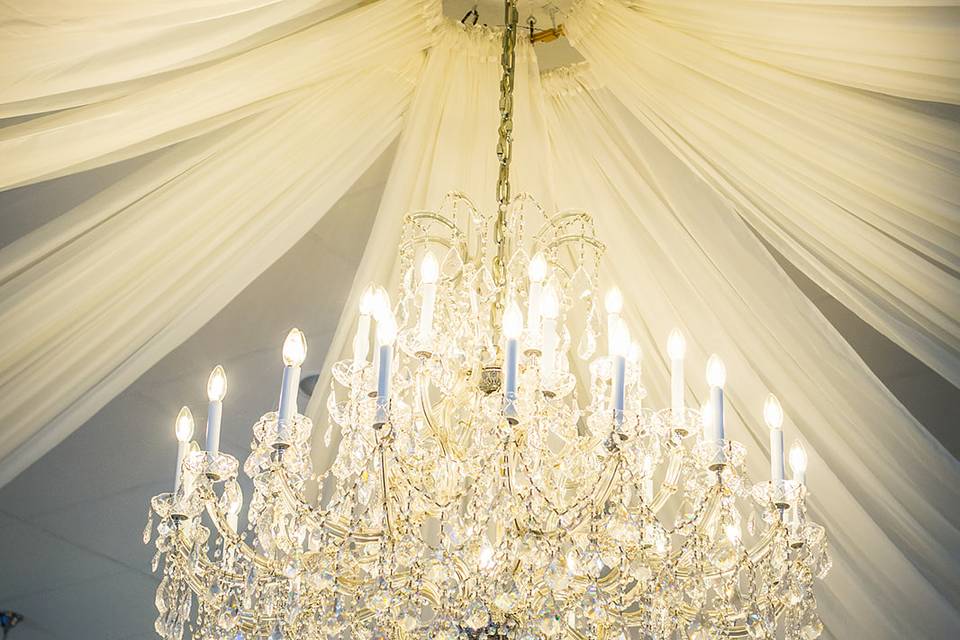 Chrystal chandeliers