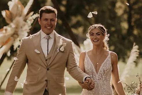 A flawless look for the bride