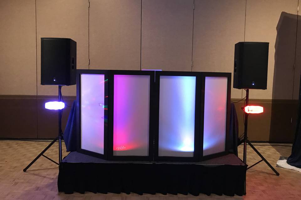 Party DJ setup