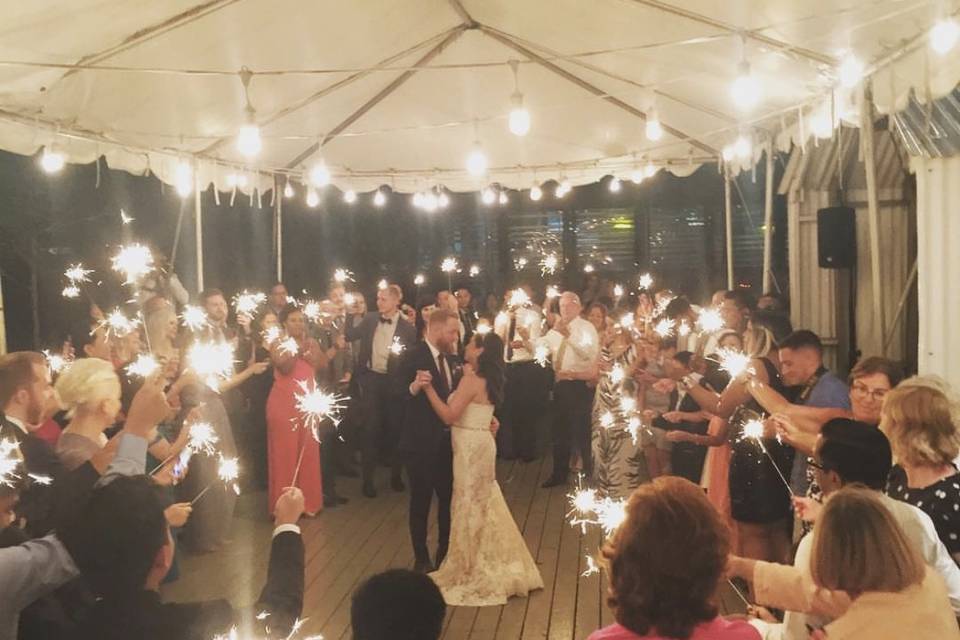 Outdoor first dance