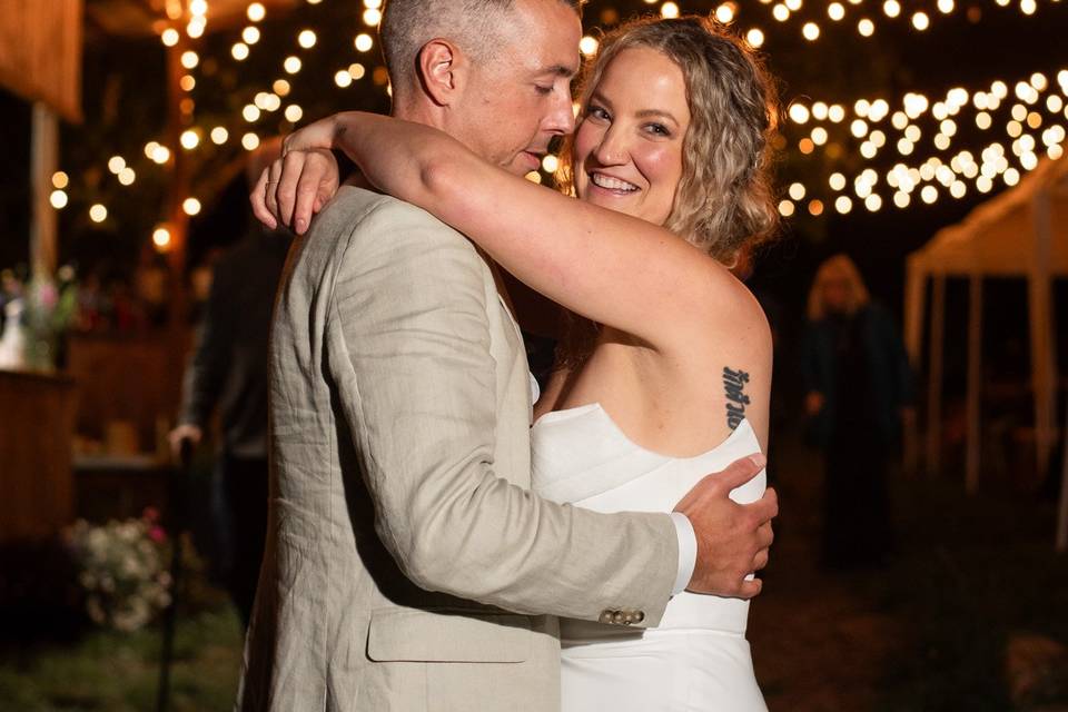 Hilary and Gabe's first dance
