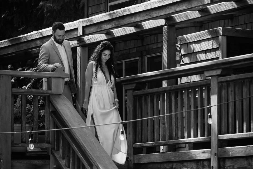 Savary Island wedding