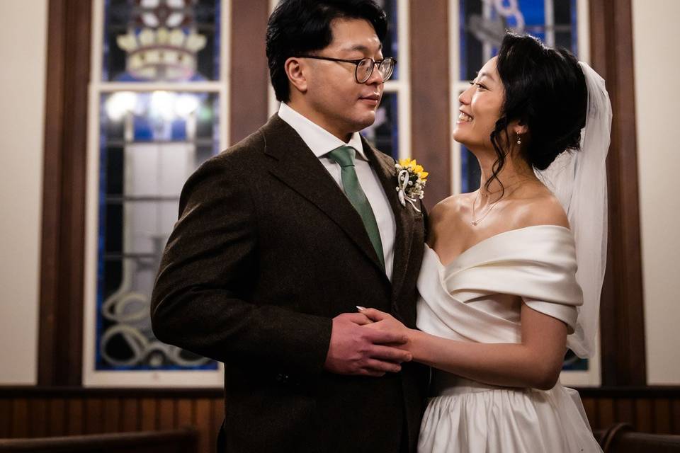 R&J at Minoru Chapel
