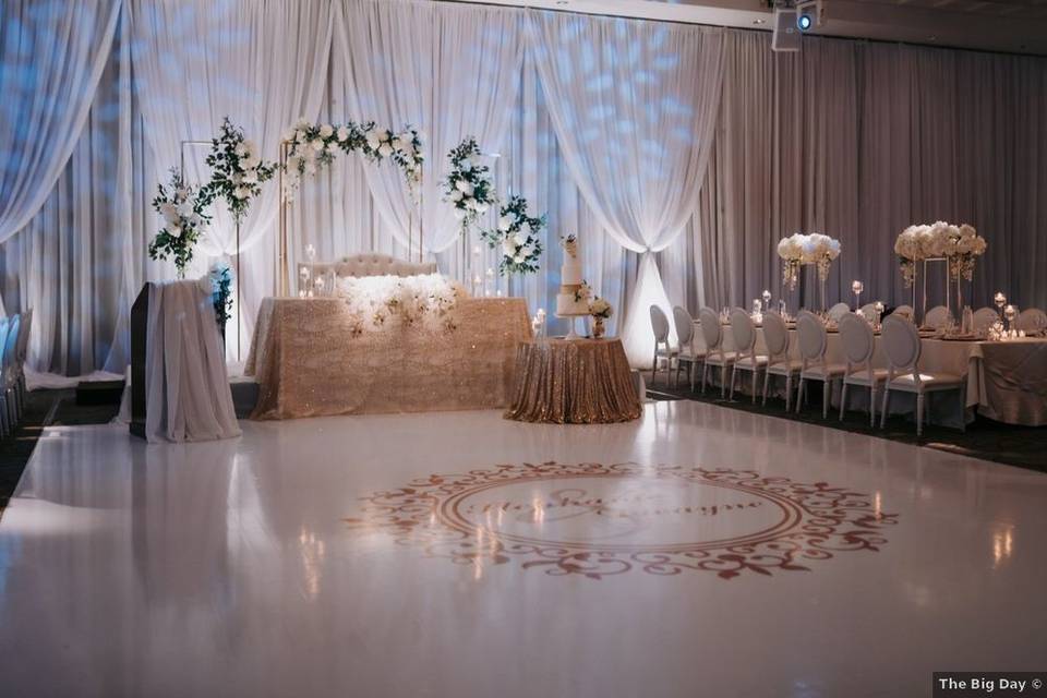 Head Table and Dance Floor