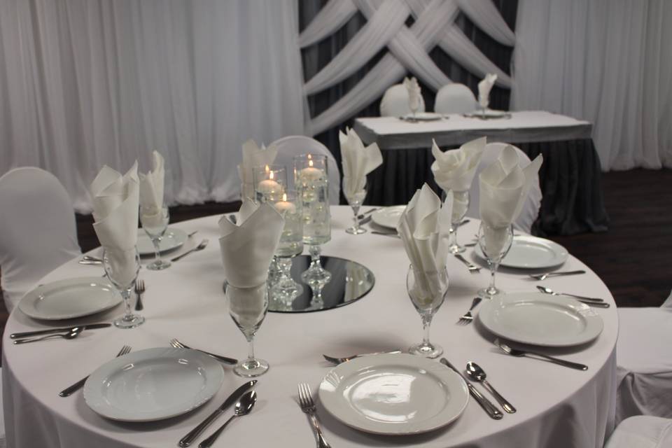 Table set up example