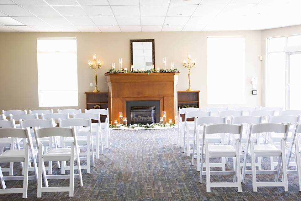 Indoor ceremony space