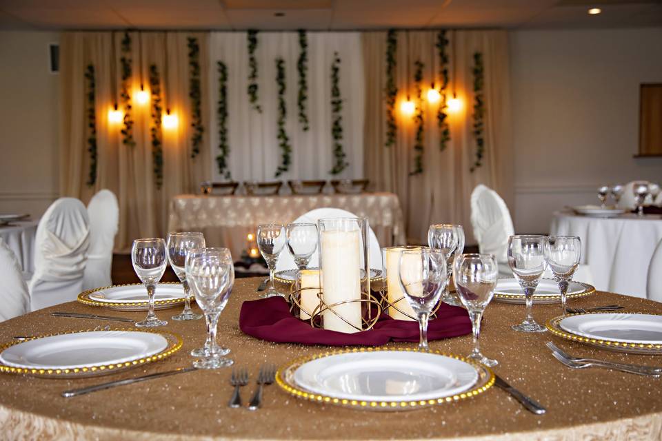 Table set up example