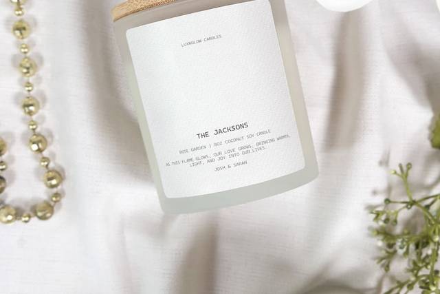 8oz Glass Vessel: $34.95