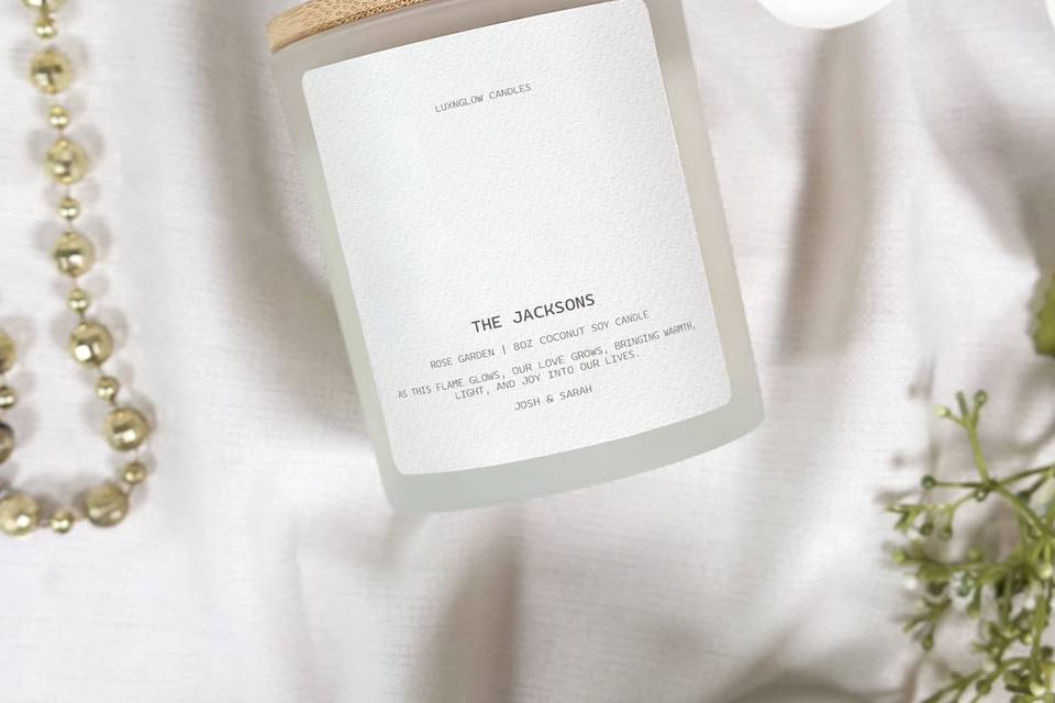 8oz Glass Vessel: $34.95