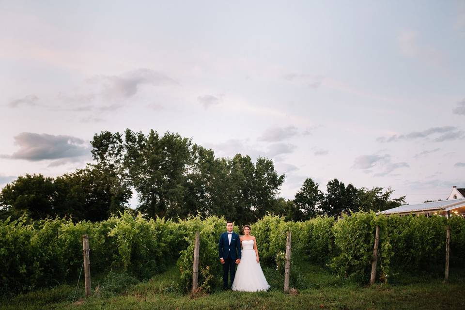 Couple standing outside - Danielle Meredith Photo