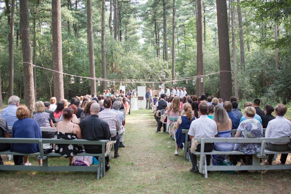 Outdoor ceremony