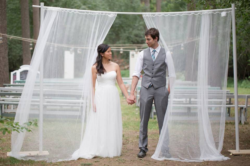 Bride and groom