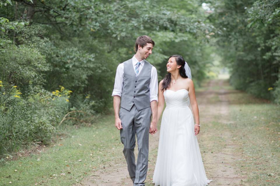 Bride and groom