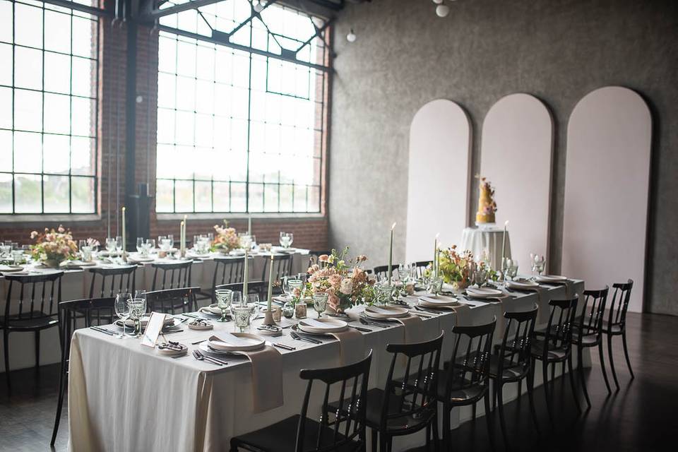 Romantic Industrial Wedding