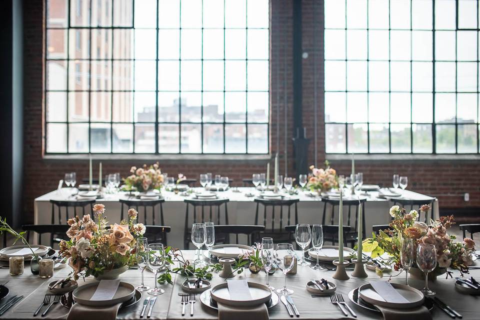 Romantic Industrial Wedding