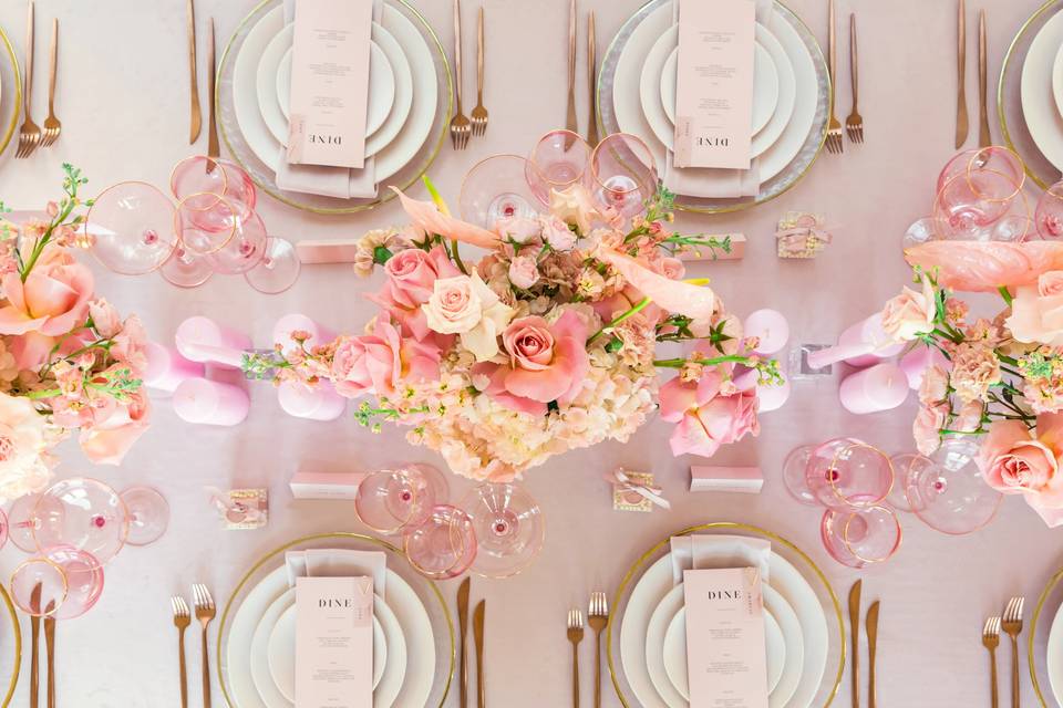 Pink Modern Wedding