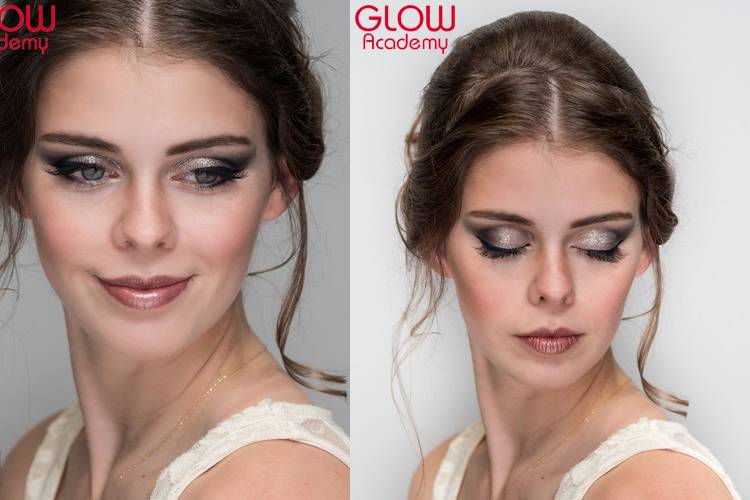 Glamorous bridal makeup