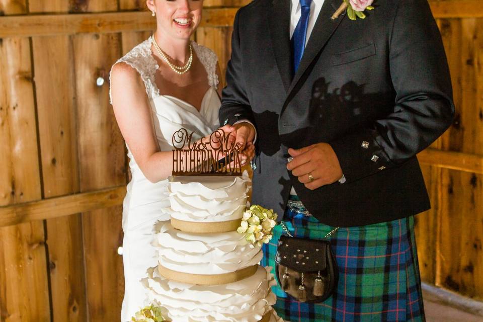 Cutting the Cake!