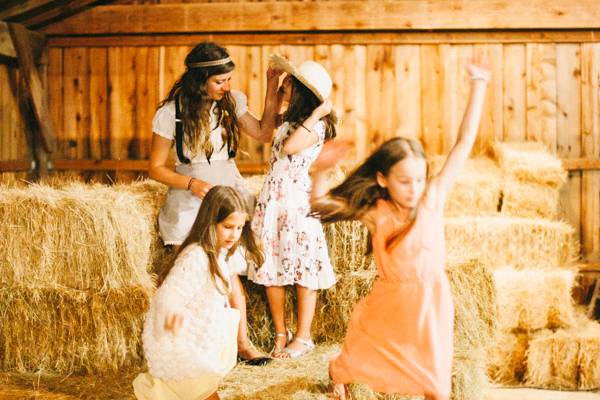 Hay bale fun!