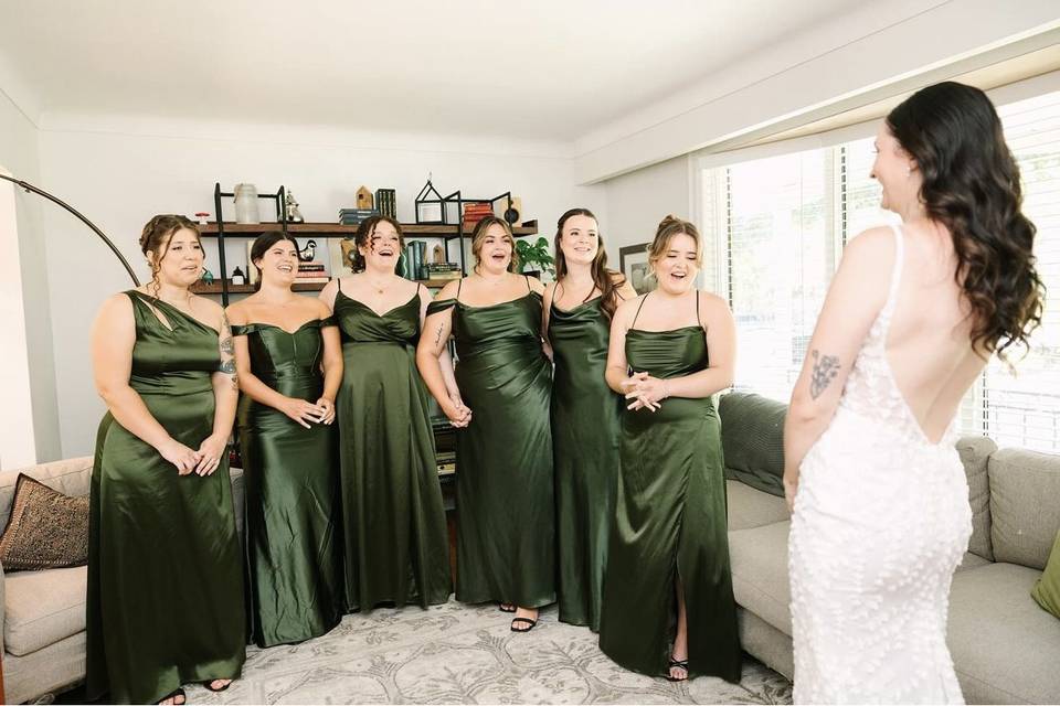 Bridal Party hair and makeup