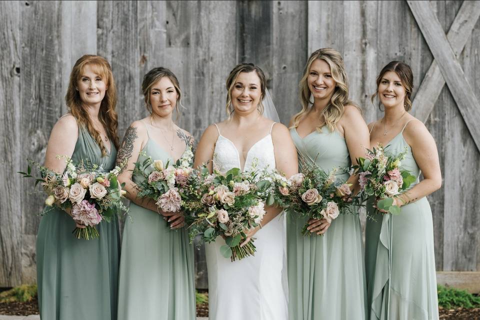 Bridal Party hair and makeup