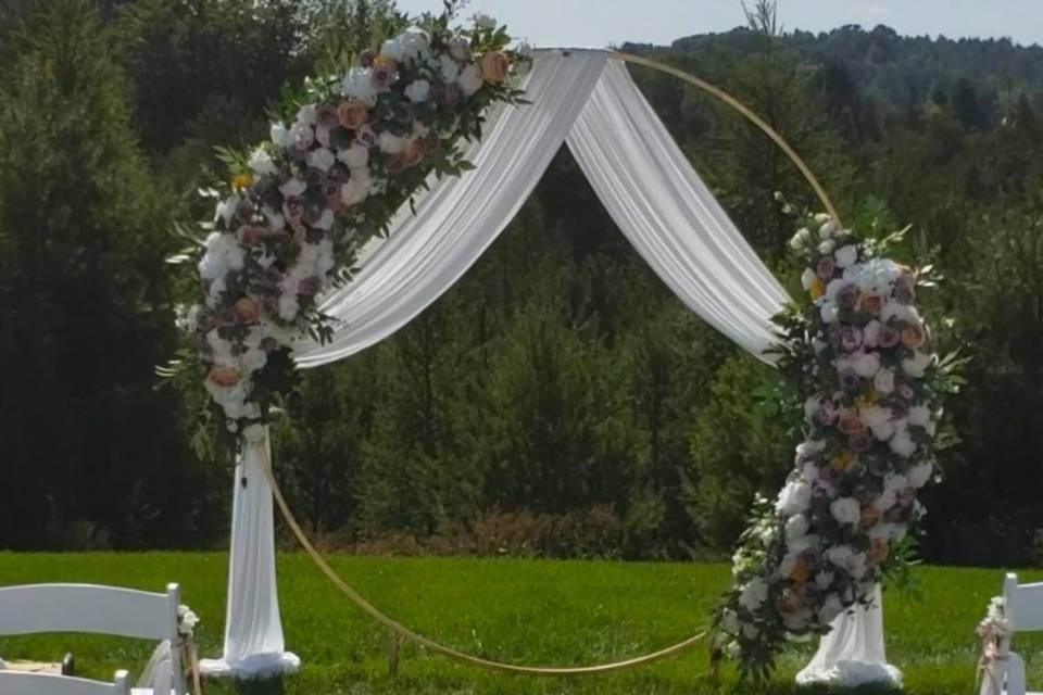 Chair covers with sashes