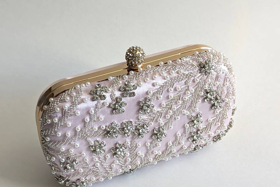 Phoebe Beaded Bridal Clutch