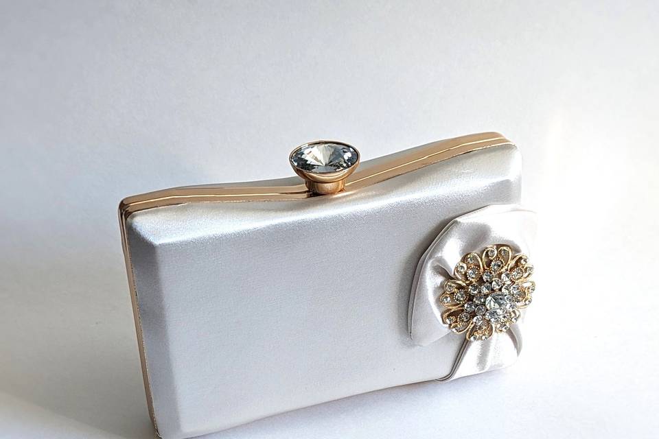 Sheridan Satin Bridal Clutch