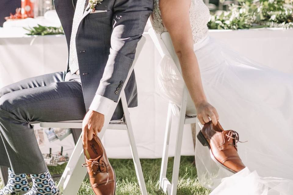 A beautiful summer wedding