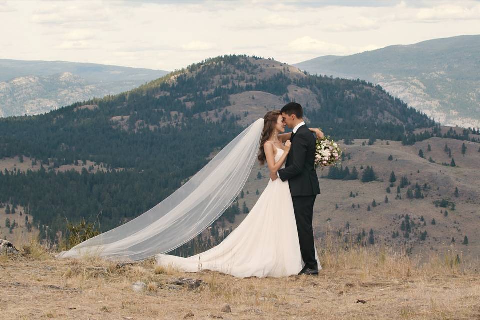 Mountain top wedding