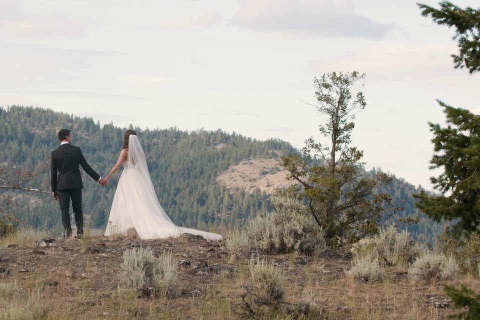 Mountain top wedding