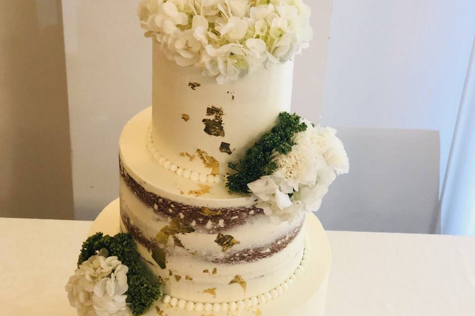 Textured Tier Wedding Cake