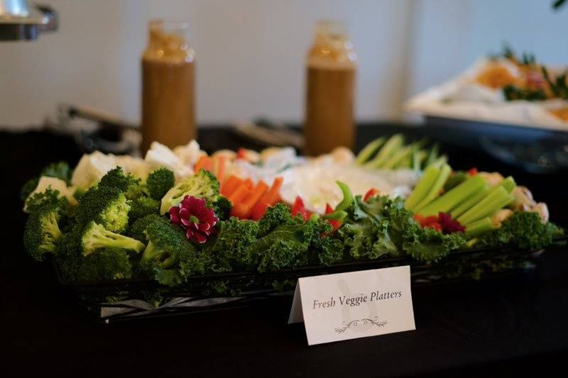 Fresh veggie platter