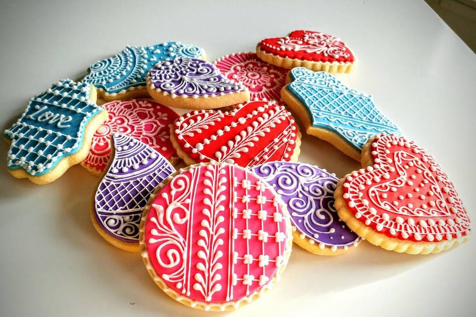 Decorated cookies