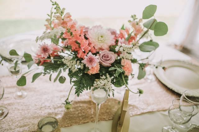 Pink Lace Arrangement in Calgary, AB - Allan's Flowers