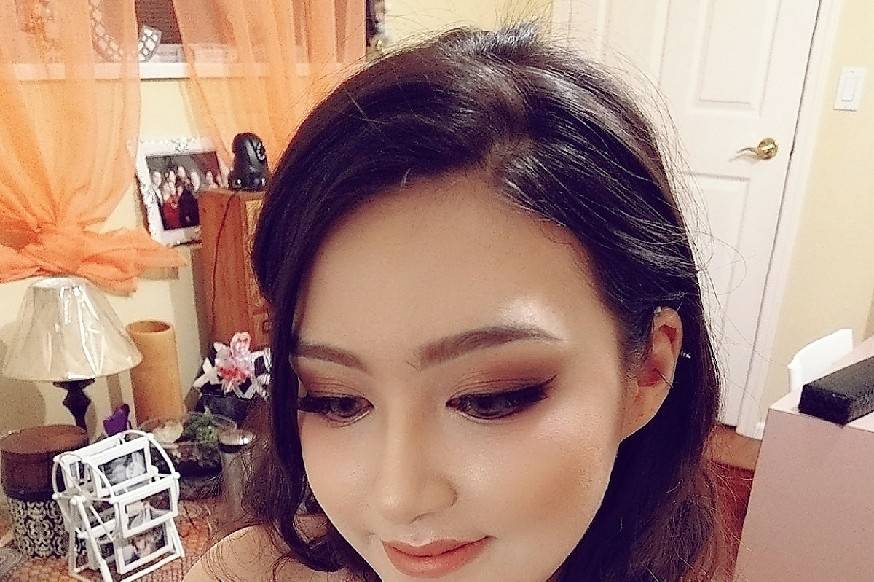 Double Smoke Sexy Bridal Look