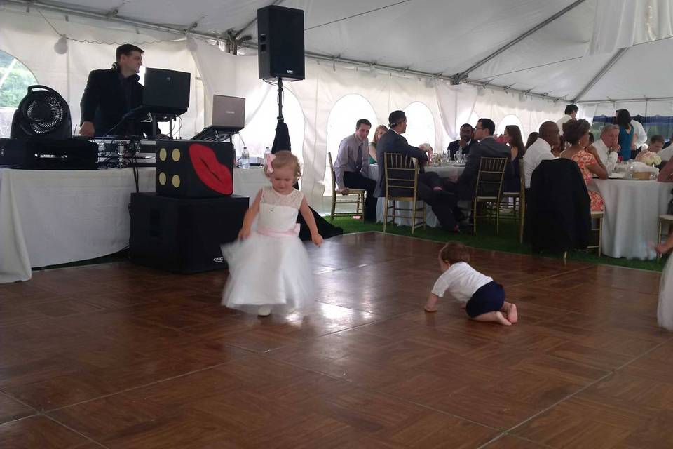 Tent wedding