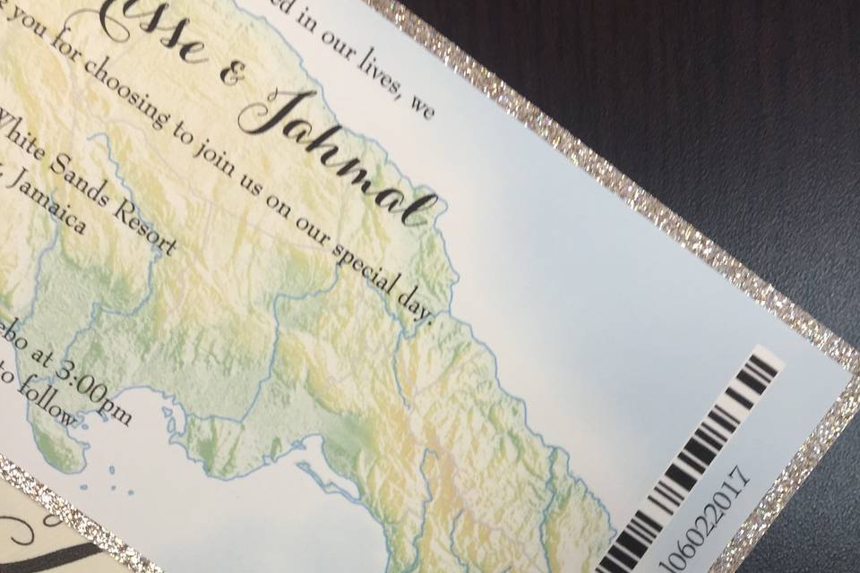 Boarding Pass invites