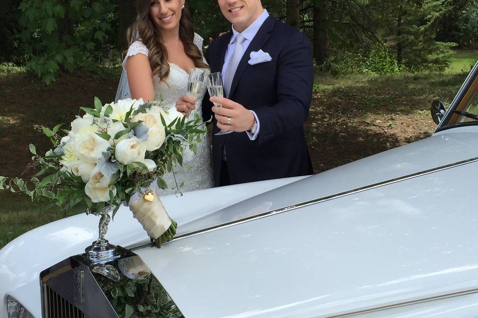 Vaughan wedding Rolls Royce