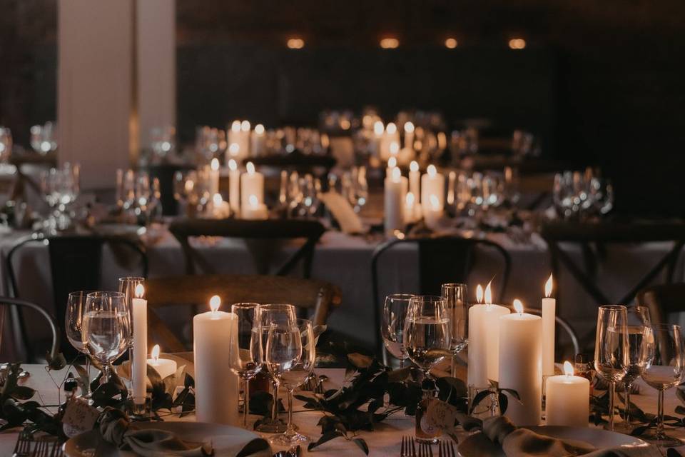 Industrial candle reception