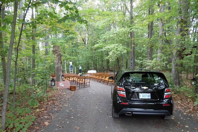 Setting up at Kortright Centre