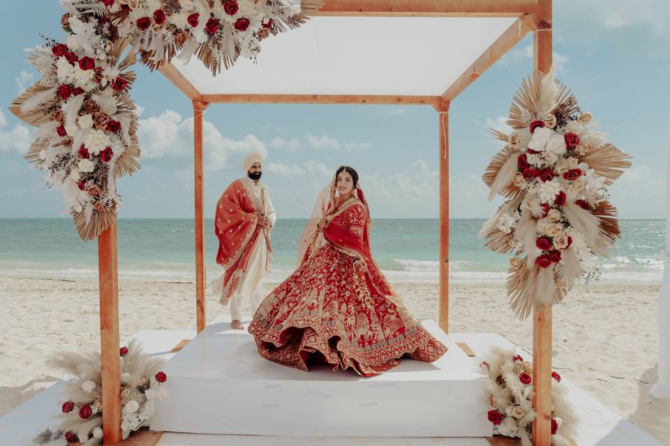 Sikh Beach Wedding
