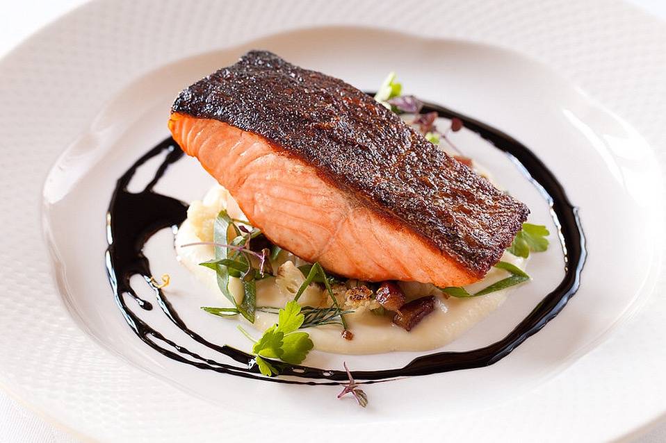 Salmon dish