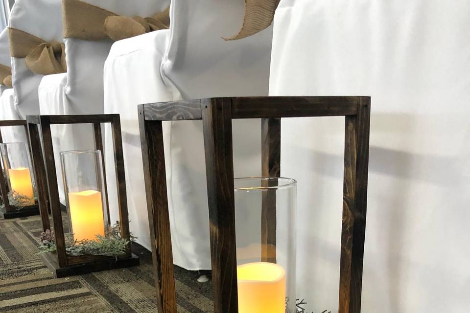 Rustic lanterns