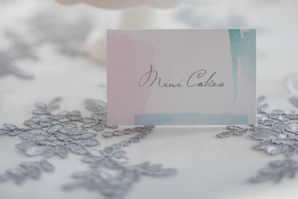 Cake placecard