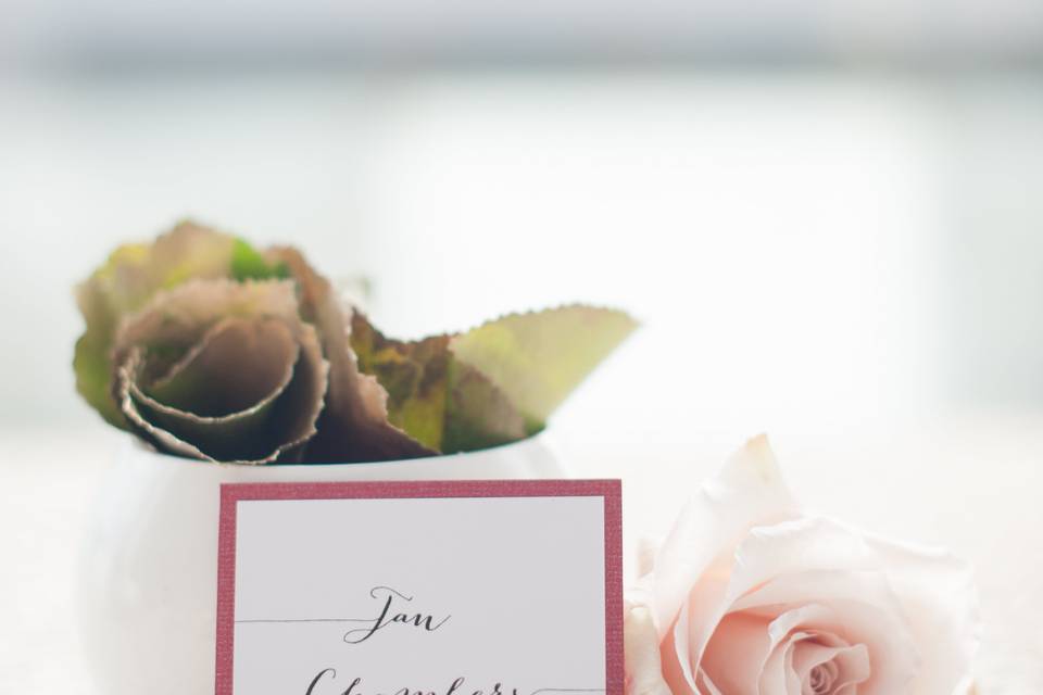 Rooftop placecard