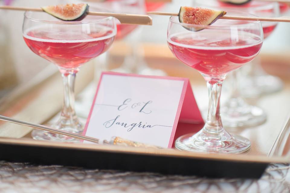 Cocktail place card