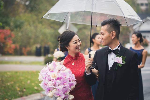 Rain doesn't stop them!