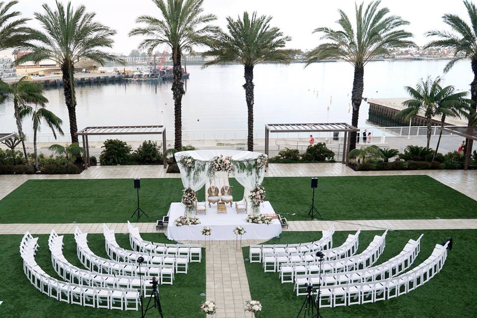 South Asian Ceremony Set up